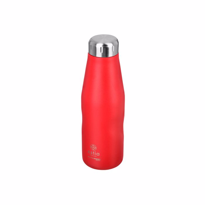Estia Thermos Travel Flask 500ml ''Save the Aegean'' Scarlet Red 01-8543